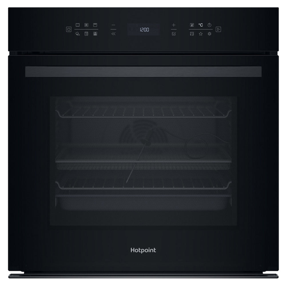Hotpoint 73L Built-In Multifunction Electric Single Oven - Black| HOI78PPT1SBUK