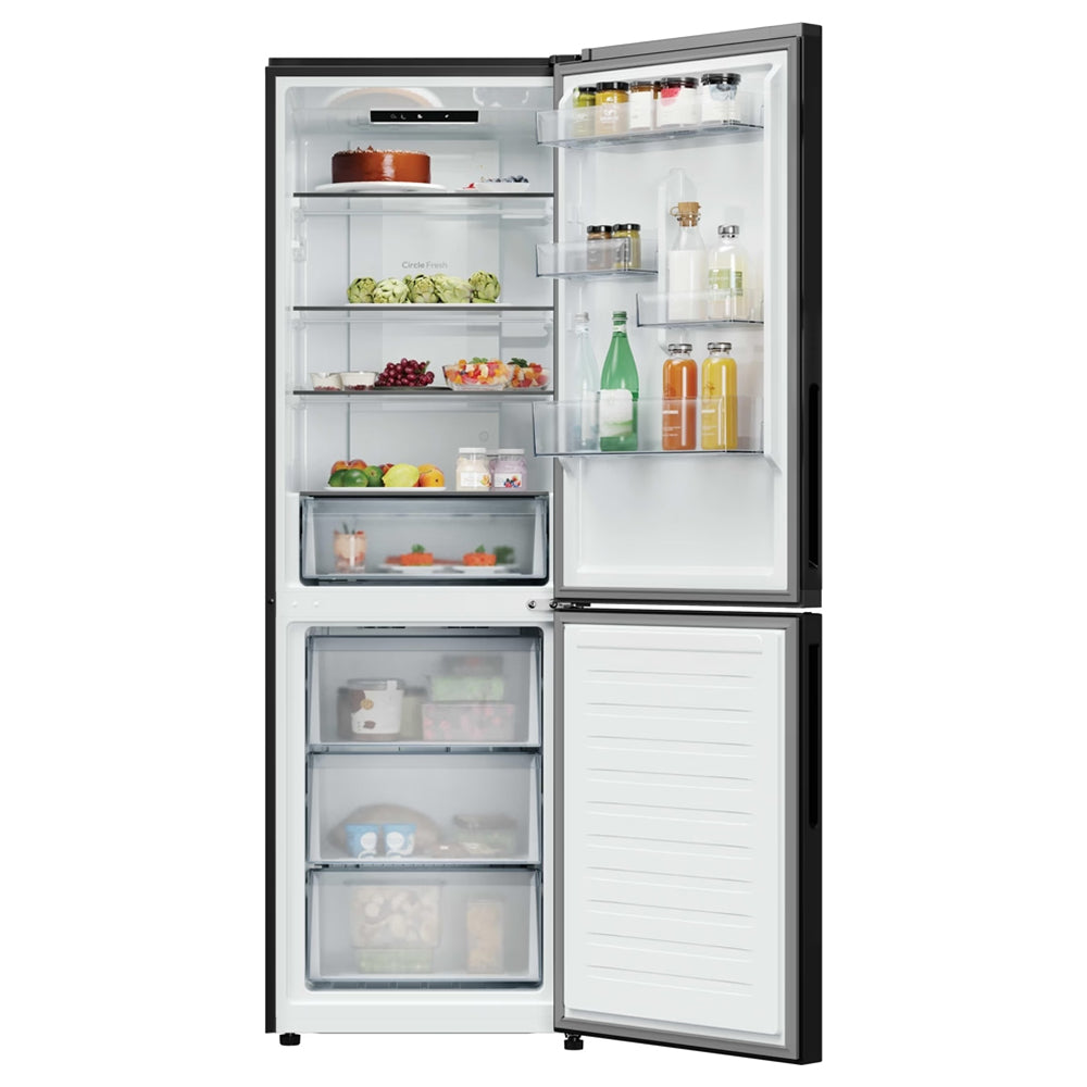 Hoover H-Combi 300 355L Frost Free freistehend Kühl-Gefrierkombination - Schwarz | HONCQ2T618EBK