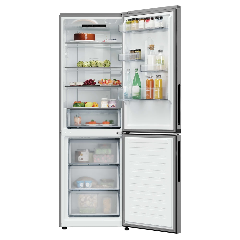 Hoover H-COMBI 300 355L Frost Free freistehend Kühl-Gefrierkombination - Inox | HONCQ2T618EXK