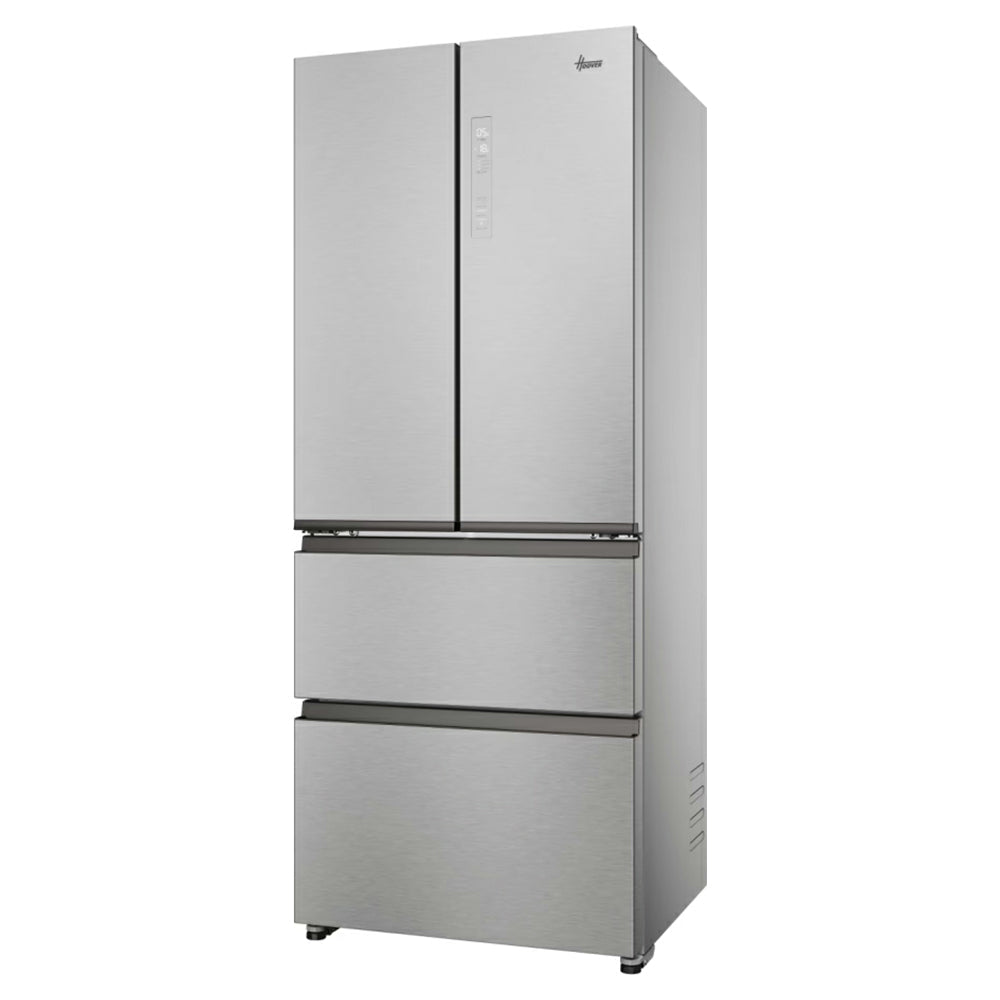 Hoover H-Kühlschrank 700 Maxi 402L Frost Free freistehend French Door Kühl-Gefrierkombination - Platinum Inox | HONFQ2T718EXK