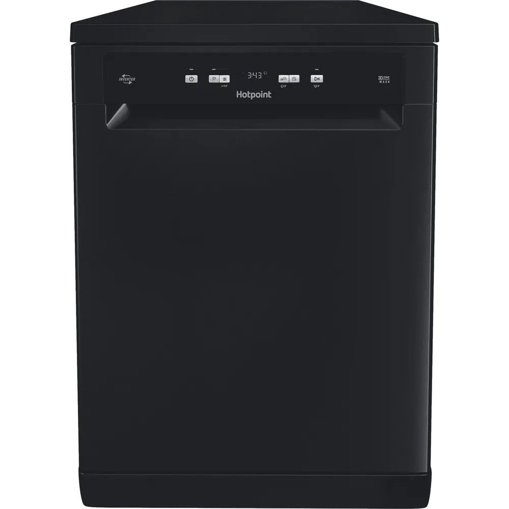 Hotpoint 60CM freistehend Standard Geschirrspüler - Schwarz | HP2FFC14BN6BUK