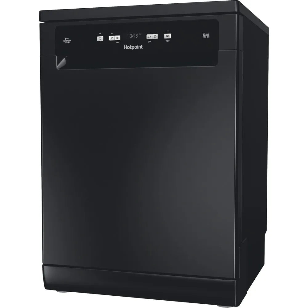Hotpoint 60CM freistehend Standard Geschirrspüler - Schwarz | HP2FFC14BN6BUK