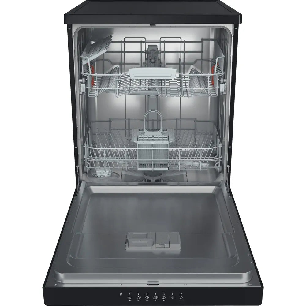 Hotpoint 60CM freistehend Standard Geschirrspüler - Schwarz | HP2FFC14BN6BUK