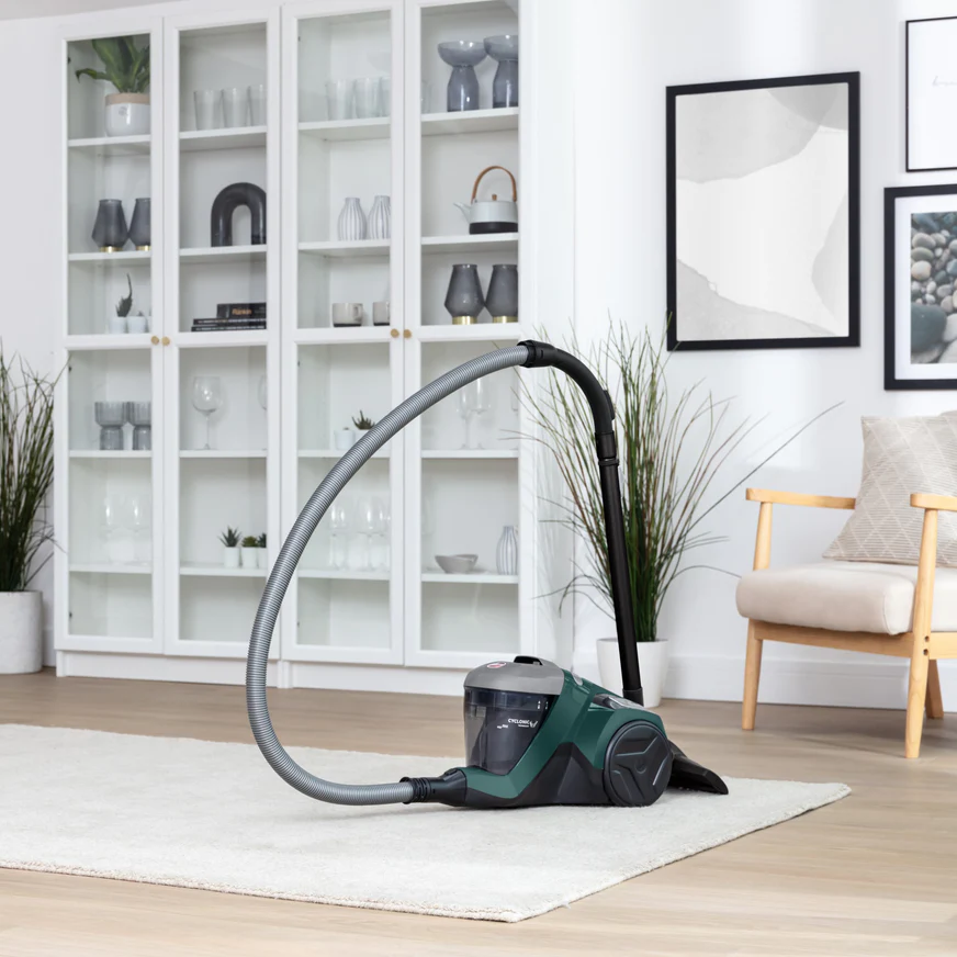 Hoover H-POWER 300 Bagless Cylinder Staubsauger - Velvet Grün & Silber | HP310HM