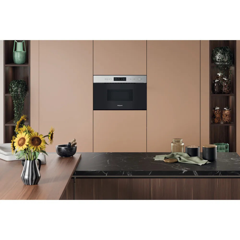 Hotpoint Class 3 Einbau Mikrowelle und Grill - Edelstahl | HPMK12CXUK