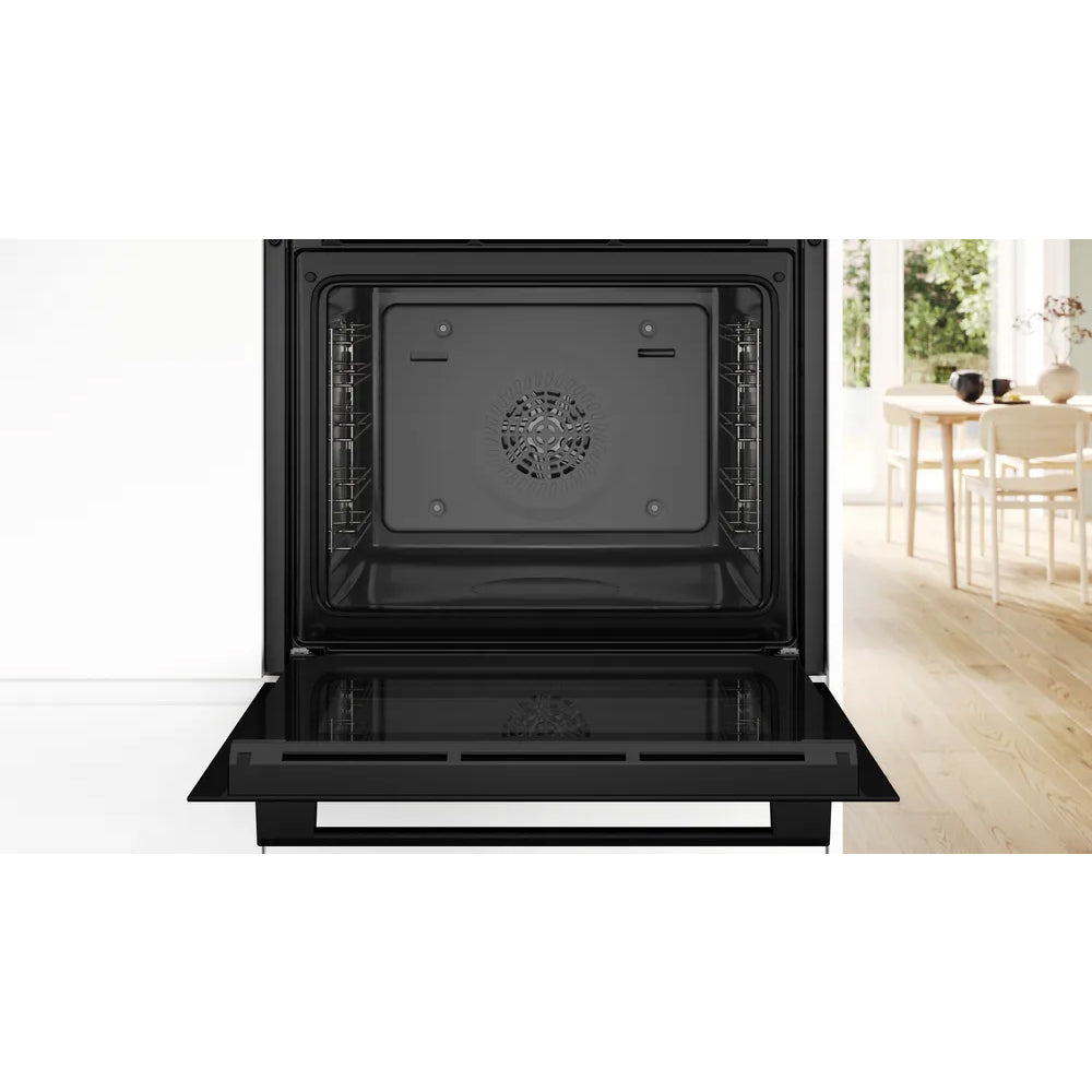 Bosch 71L Einbau Conventional Electric Einbaubackofen - Schwarz | HQA534BB3B