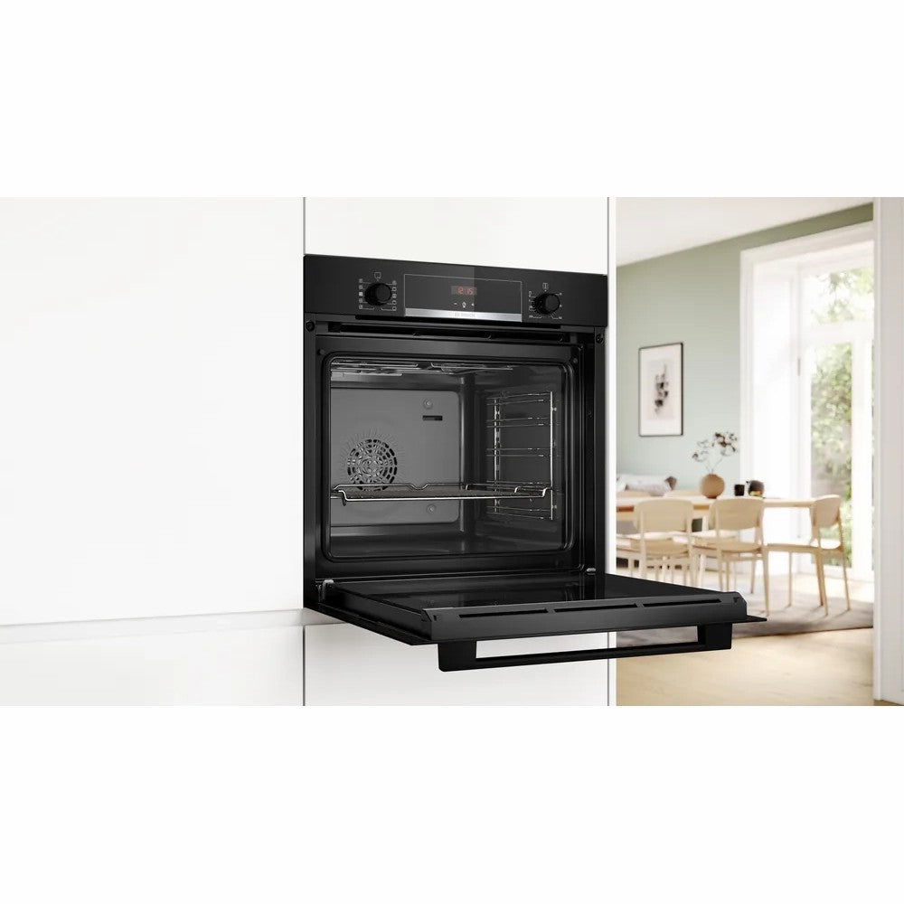Bosch 71L Einbau Conventional Electric Einbaubackofen - Schwarz | HQA534BB3B