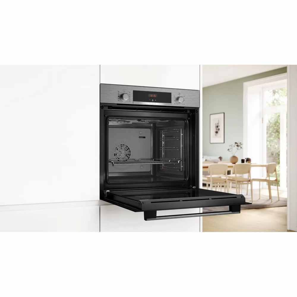 Bosch 71L Einbau Conventional Backofen & Grill Electric Einbaubackofen - Edelstahl | HQA534BS3B