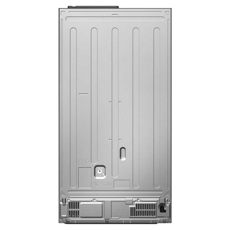 Haier SBS 90 Series 5 601L Frost Free freistehend American Kühl-Gefrierkombination - Platinum Inox | HSW59F18DIMM