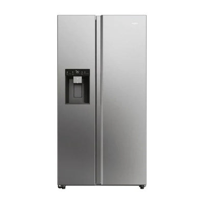 Haier SBS 90 Series 7 601L freistehend American Kühl-Gefrierkombination - Platinum Inox | HSW79F18CIMM