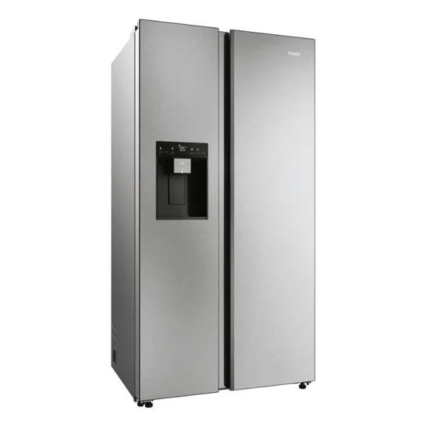 Haier SBS 90 Series 7 601L freistehend American Kühl-Gefrierkombination - Platinum Inox | HSW79F18CIMM