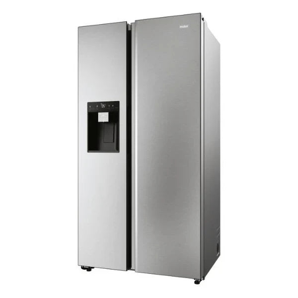Haier SBS 90 Series 7 601L freistehend American Kühl-Gefrierkombination - Platinum Inox | HSW79F18CIMM
