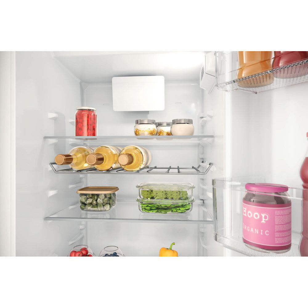 Hotpoint 285L Low Frost integriert Kühl-Gefrierkombination - Steel | HTSD184011A1