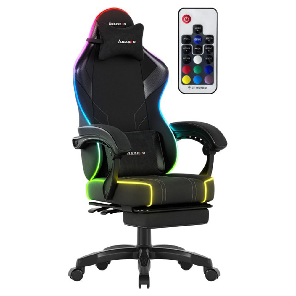 Huzaro Force 3.7 RGB Gaming-Stuhl - Schwarz | HUZARO-FORCE-3-BK
