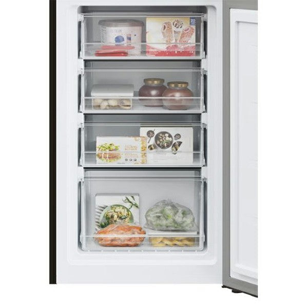 Hoover H-Kühlschrank 300 252L Low Frost freistehend Kühl-Gefrierkombination - Schwarz | HVT3CLECKIHB-1