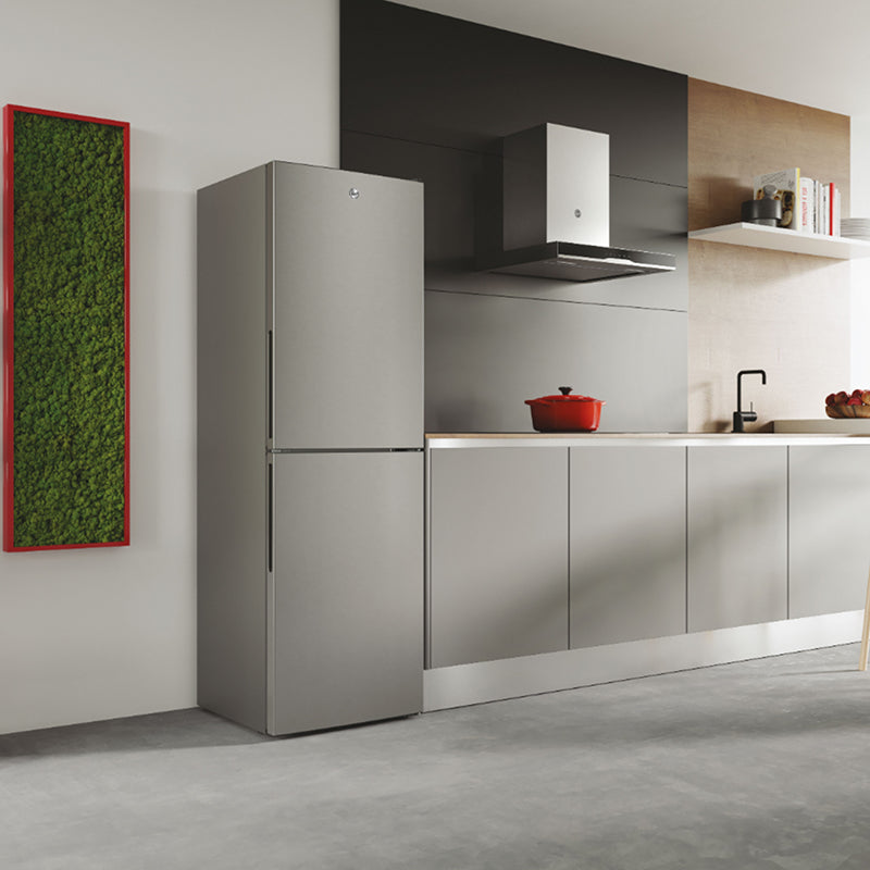 Hoover 252L Low Frost freistehend Kühl-Gefrierkombination - Metal Back | HVT3CLECKIHS-1