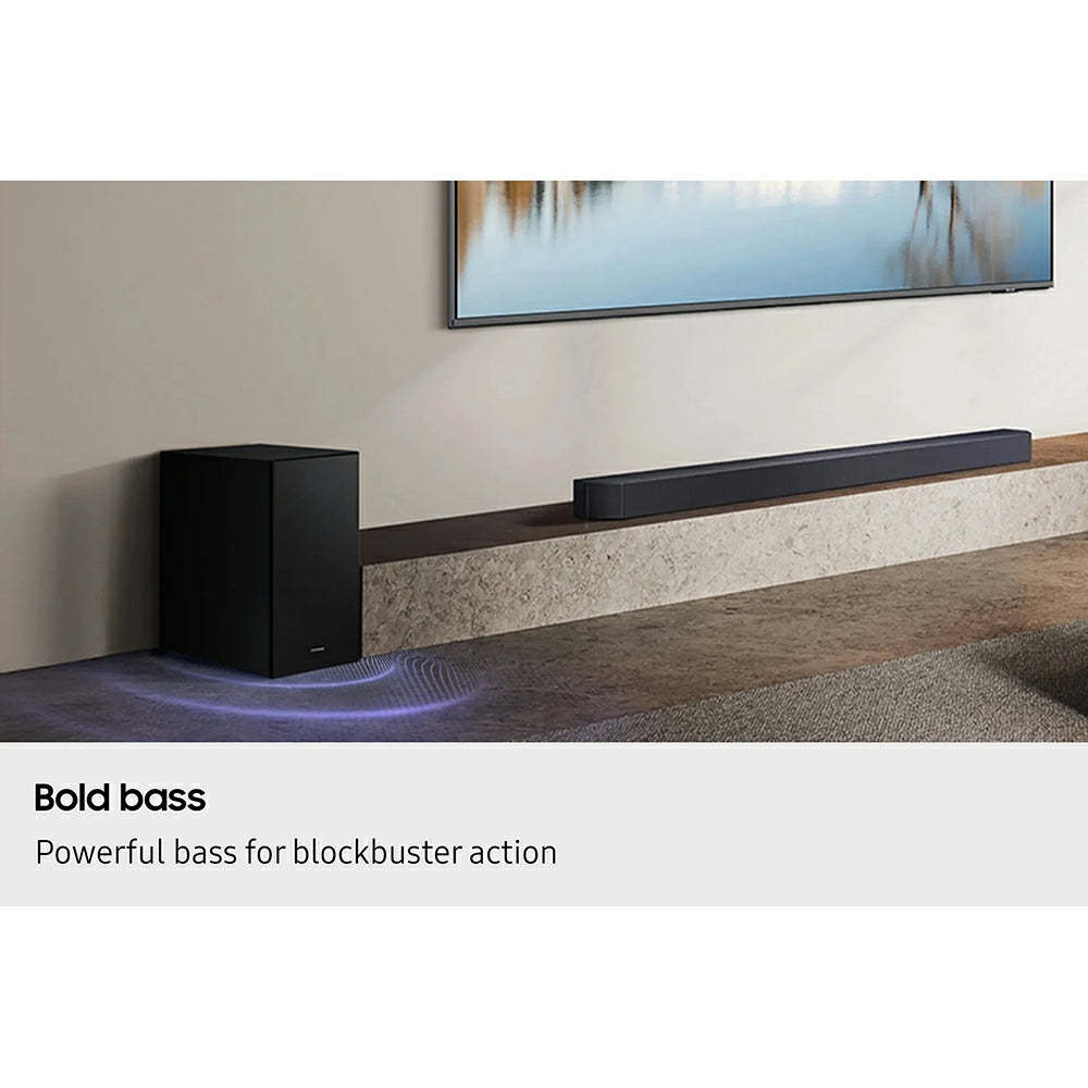 Samsung Q600F Q-Series 3.1.2CH Soundbar mit Subwoofer - Titan Schwarz | HW-Q600F/XU