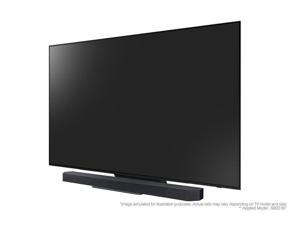 Samsung Q-Series 3.1.2CH Soundbar mit Subwoofer - Titan Schwarz | HW-Q600H/XU