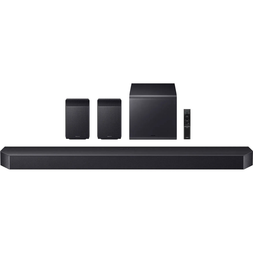 Samsung Q-Series 11.1.4CH Soundbar mit Subwoofer & Rear Speakers - Titan Schwarz | HW-Q990F/XU
