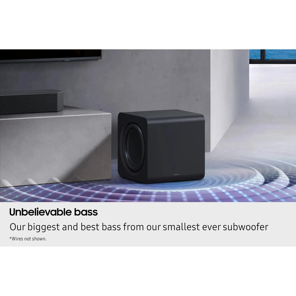 Samsung Q-Series 11.1.4CH Soundbar mit Subwoofer & Rear Speakers - Titan Schwarz | HW-Q990F/XU