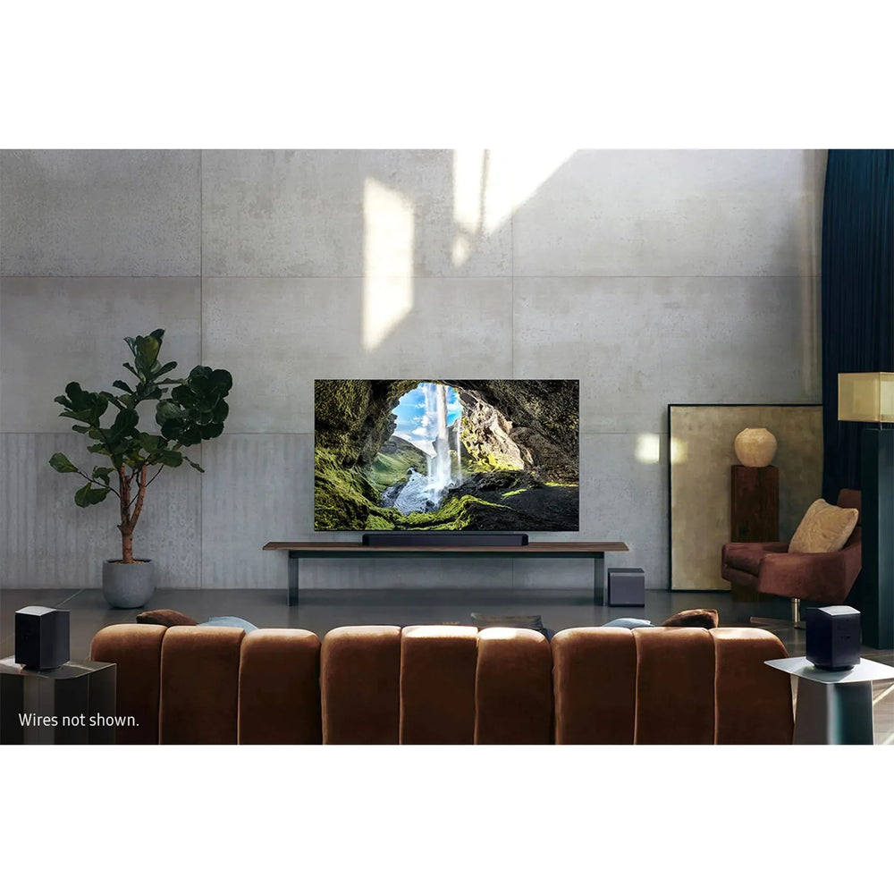 Samsung Q-Series 11.1.4CH Soundbar mit Subwoofer & Rear Speakers - Titan Schwarz | HW-Q990F/XU