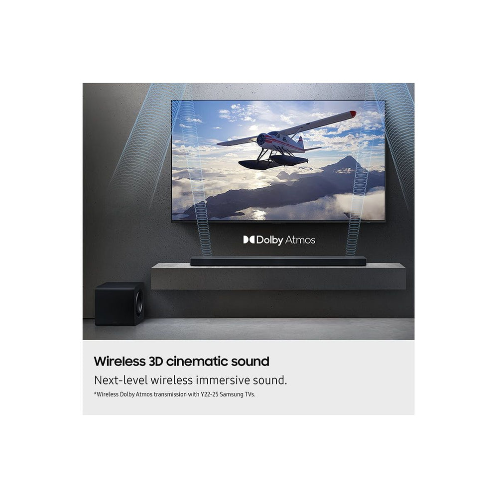Samsung Q-Series 5.1CH Soundbar mit Subwoofer - Titan Schwarz | HW-QS750F/XU