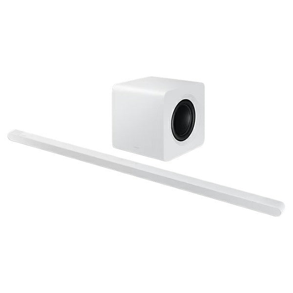 Samsung S801D Ultra Slim 3.1.2CH Lifestyle Soundbar with Subwoofer - White | HW-S801D/XU