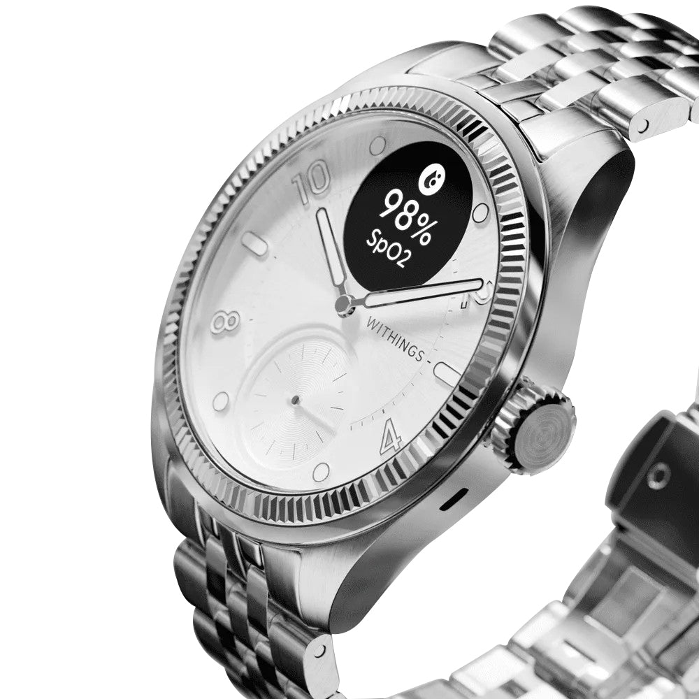 Withings ScanWatch Nova Brilliant 39MM Smartwatch - Titan Grau | HWA10-MODEL 10