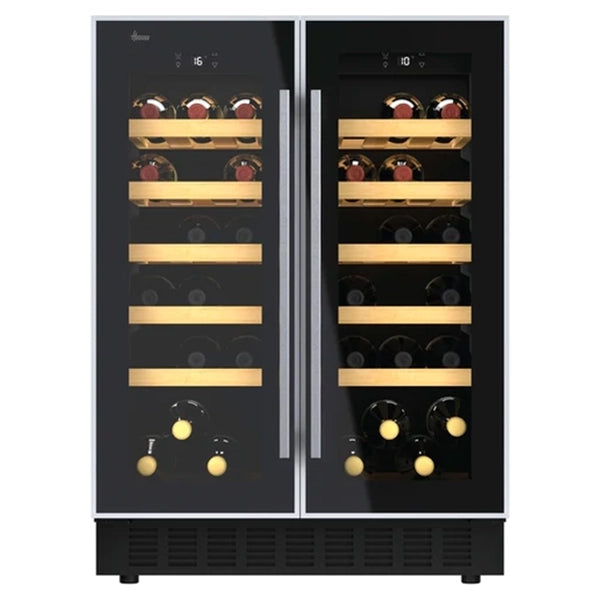 Hoover H-Wine 700 38 Bottles Freestanding Wine Cooler - Black | HWCB60DUK/N