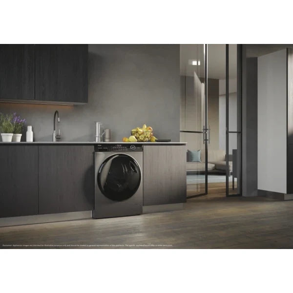 Haier I-Pro Series 5 9KG/6KG 1400RPM freistehend Waschtrockner - Anthracite | HWD90B14959S8NUK