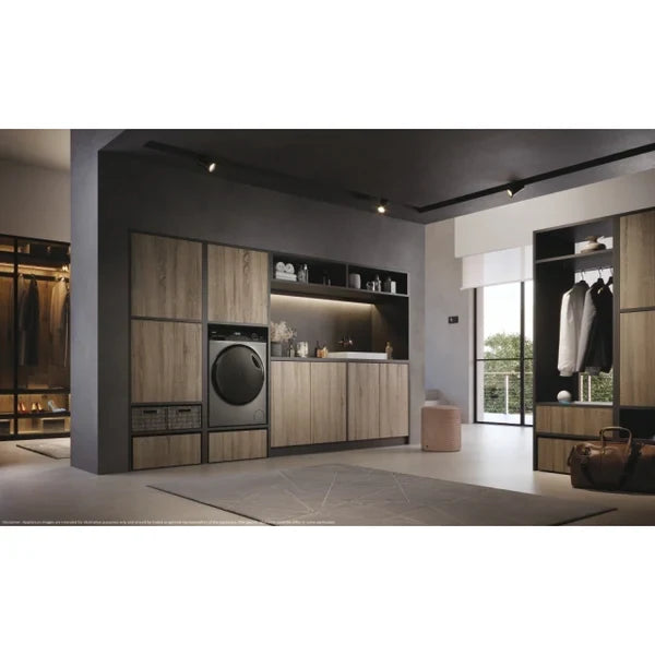 Haier I-Pro Series 5 9KG/6KG 1400RPM freistehend Waschtrockner - Anthracite | HWD90B14959S8NUK