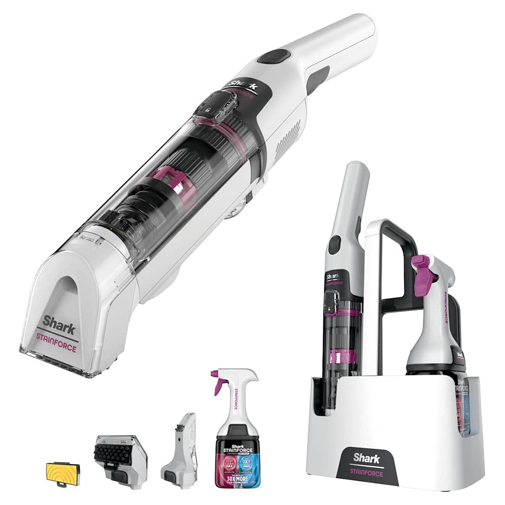 Shark StainForce Cordless Spot Cleaner - White | HX100UKT