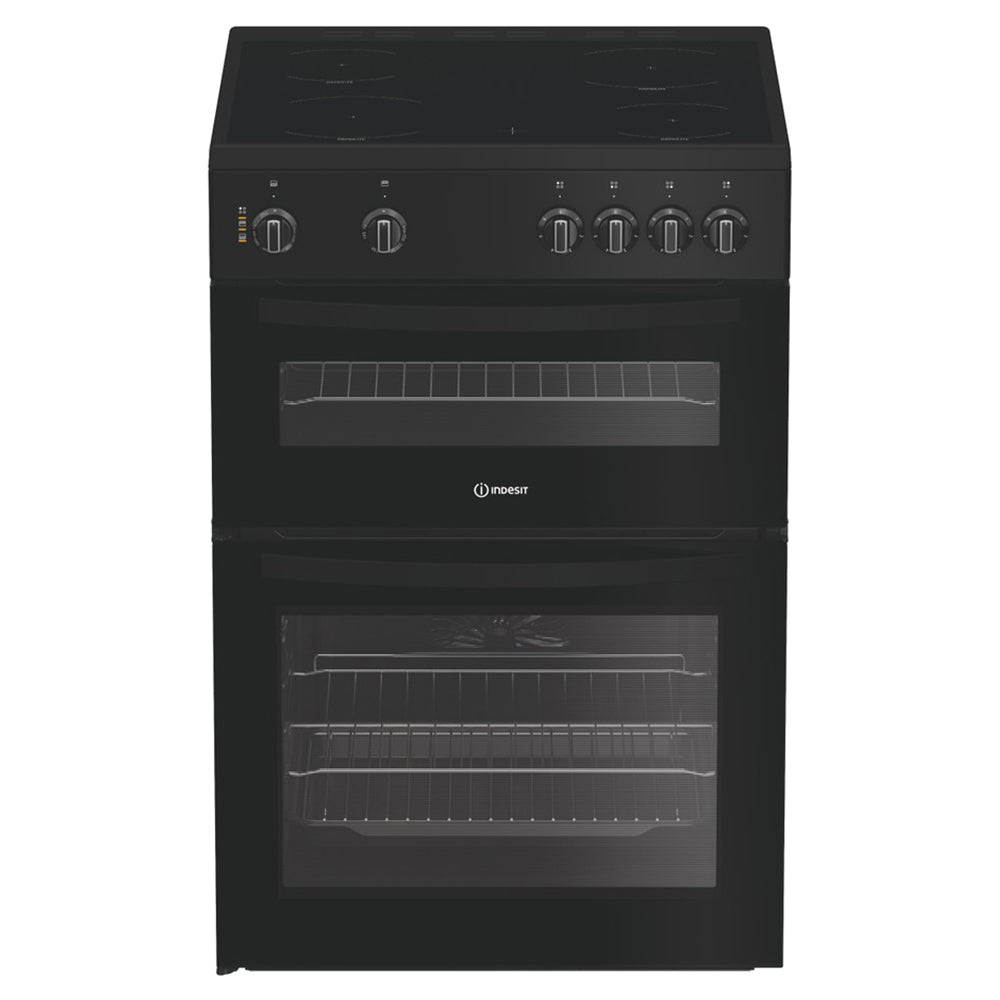 Indesit 60CM freistehend Electric Herd - Schwarz | IDE6VMB
