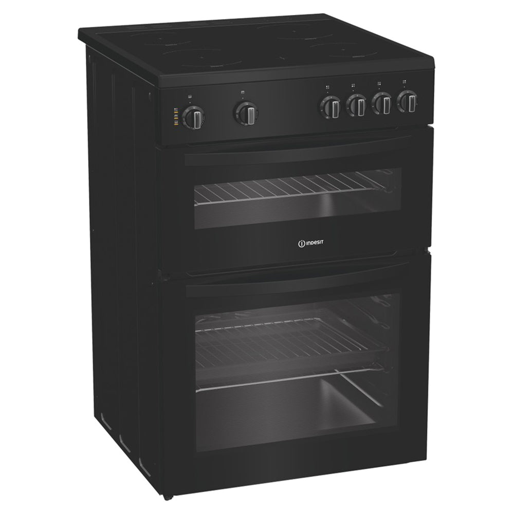 Indesit 60CM freistehend Electric Herd - Schwarz | IDE6VMB