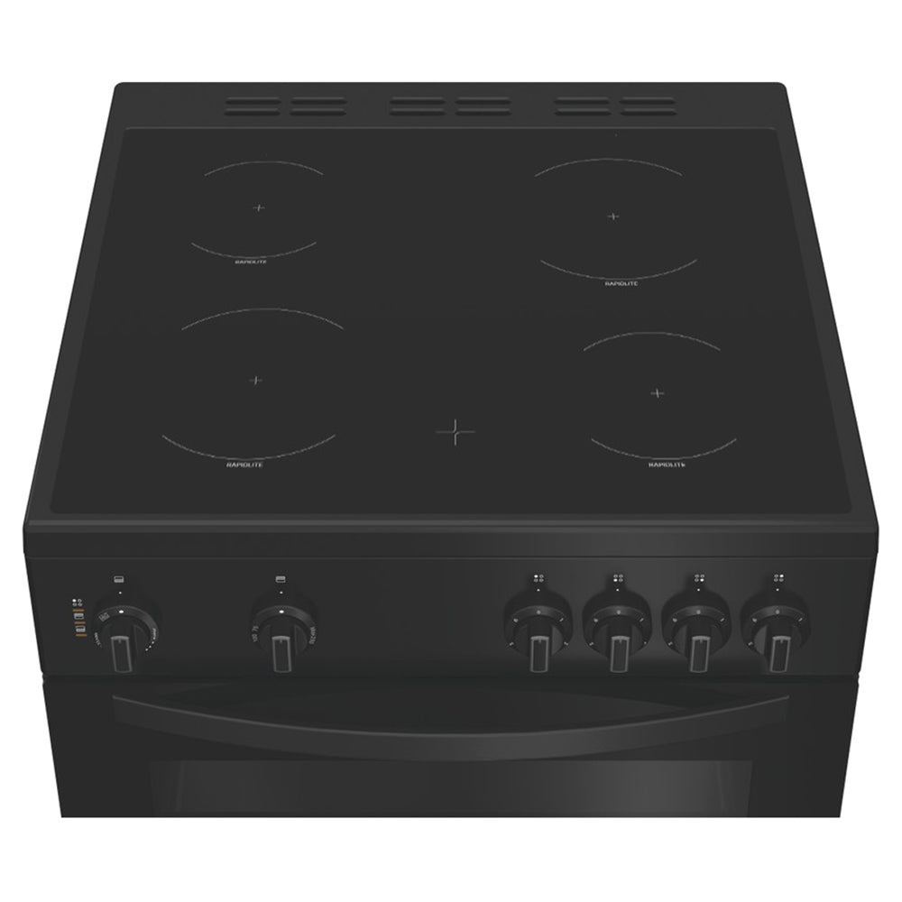 Indesit 60CM freistehend Electric Herd - Schwarz | IDE6VMB