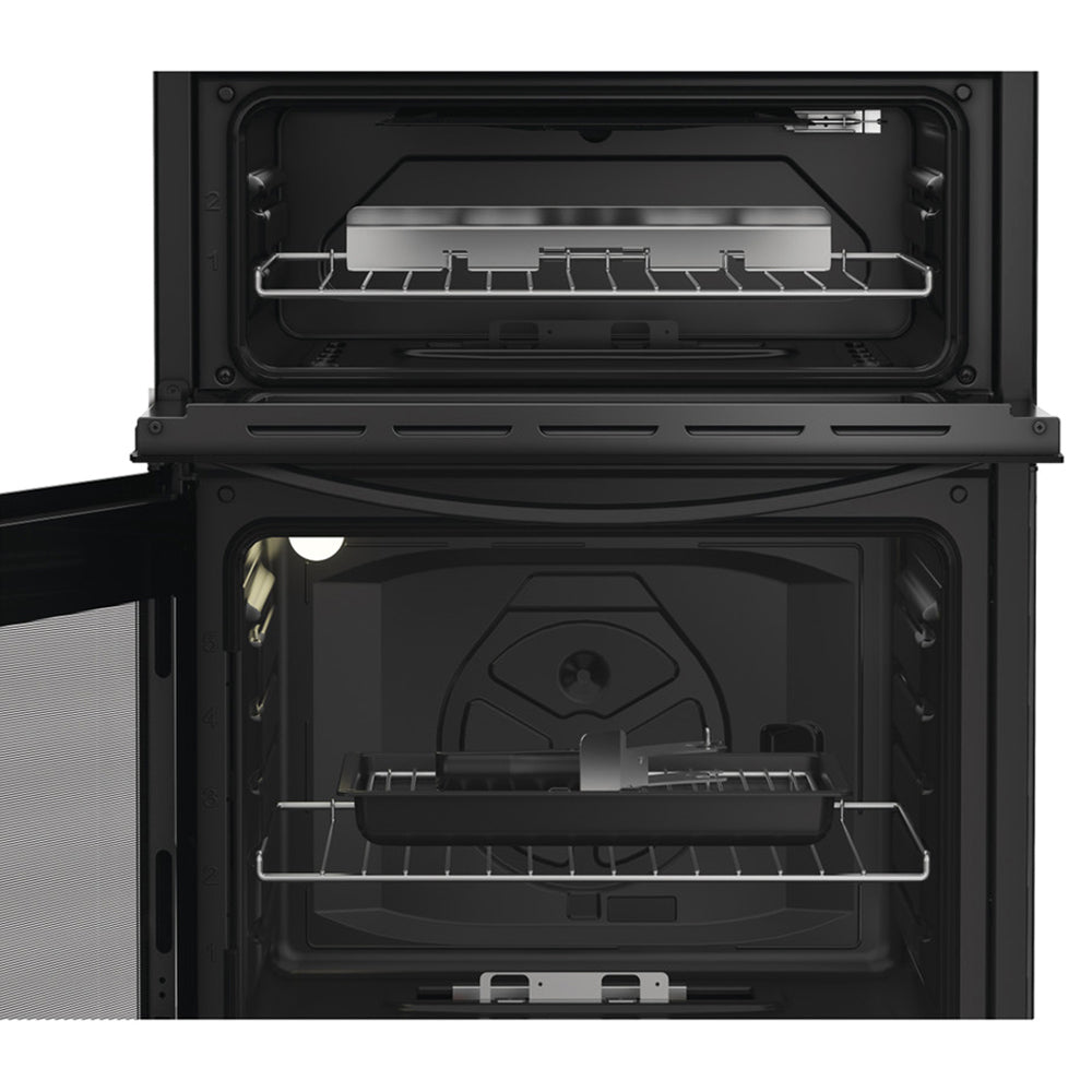 Indesit 60CM freistehend Gas Herd - Schwarz | IDG6GB