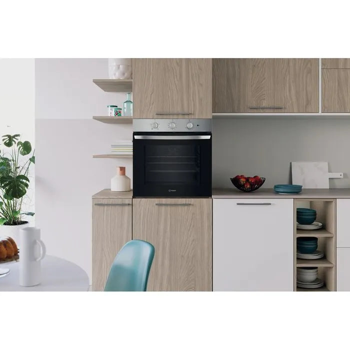 Indesit 66L Einbau Multifunction Electric Einbaubackofen - Inox | IO233XUK