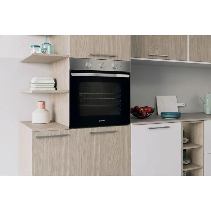 Indesit 66L Einbau Multifunction Electric Einbaubackofen - Inox | IO233XUK