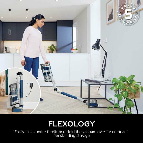 Shark PowerPro Cordless Stick Vacuum - Navy Metallic | IZ380UK