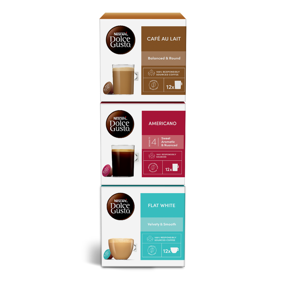 Nescafé DolceGusto Piccolo XS Pod Kaffeemaschine by De'Longhi - Value Bundle - Schwarz | EDG210.BBUNDL
