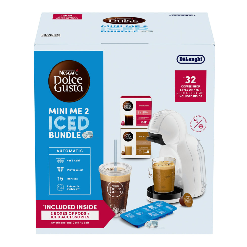 DeLonghi Nescafé Dolce Gusto Mini Me 2 Kaffeemaschine – Weiß | EDG335.W2CAPS