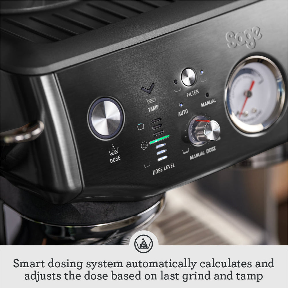 Sage The Barista Express Impress 1850W Espresso Kaffeemaschine - Schwarz Edelstahl | SES876BST4GUK1