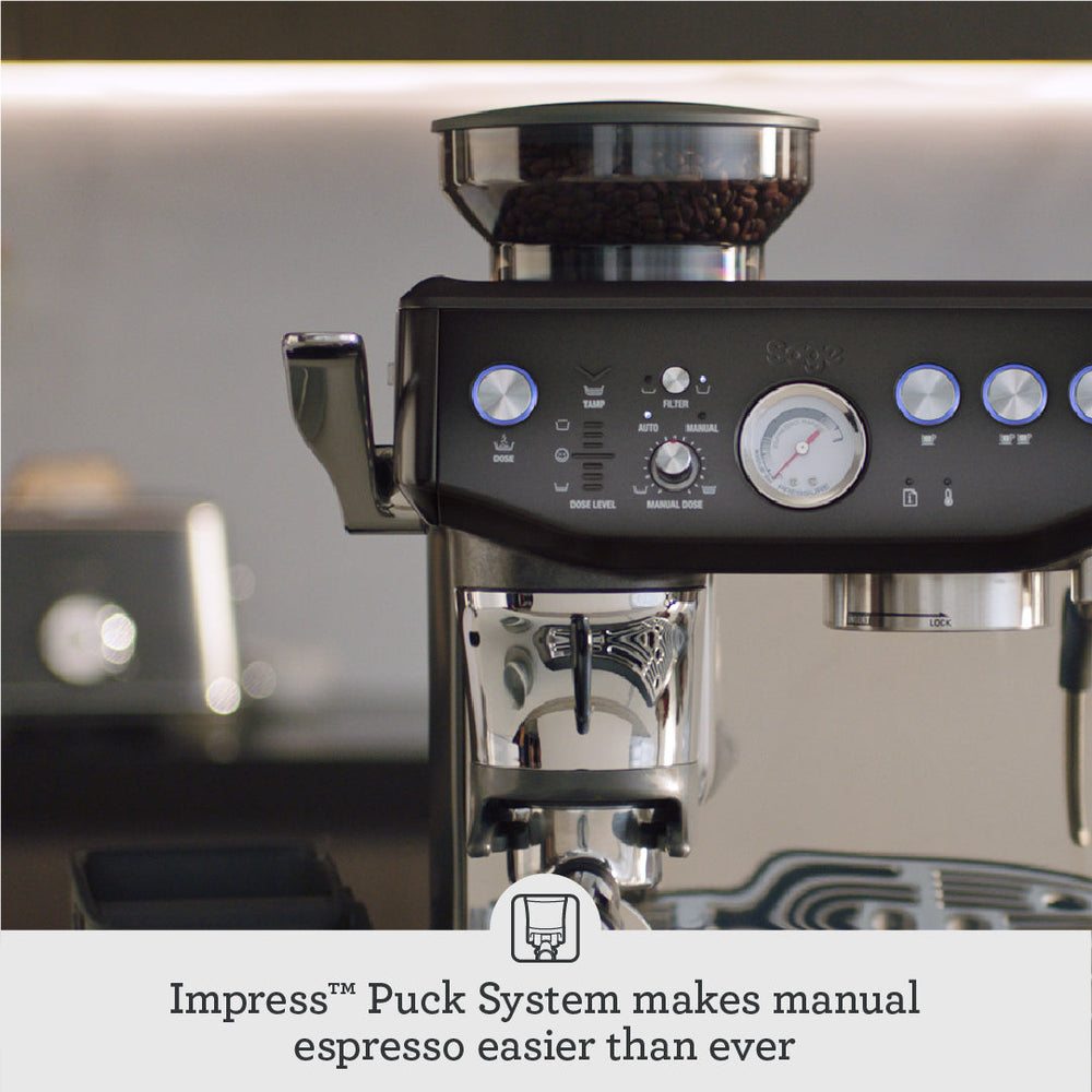 Sage The Barista Express Impress 1850W Espresso Kaffeemaschine - Schwarz Edelstahl | SES876BST4GUK1