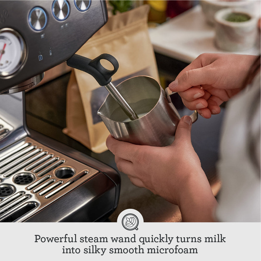 Sage The Barista Express Impress 1850W Espresso Kaffeemaschine - Schwarz Edelstahl | SES876BST4GUK1