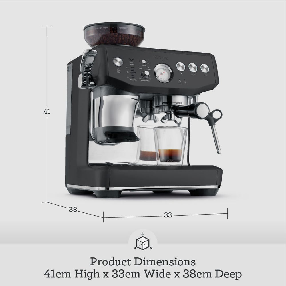Sage The Barista Express Impress 1850W Espresso Kaffeemaschine - Schwarz Edelstahl | SES876BST4GUK1