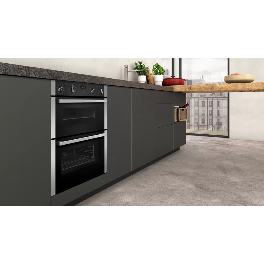 Neff N 50 81L Built-Under Electric Doppelbackofen - Edelstahl | J1ACE2HN0B