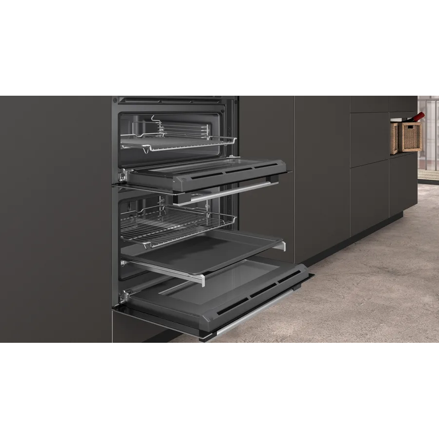 Neff N 50 81L Built-Under Electric Doppelbackofen - Edelstahl | J1ACE2HN0B