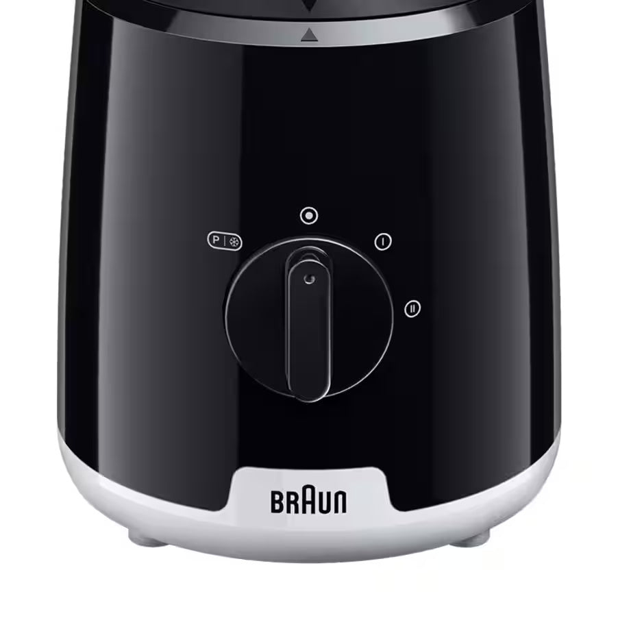 Braun PowerBlend 1 600W Jug Standmixer - Schwarz | JB1051BK