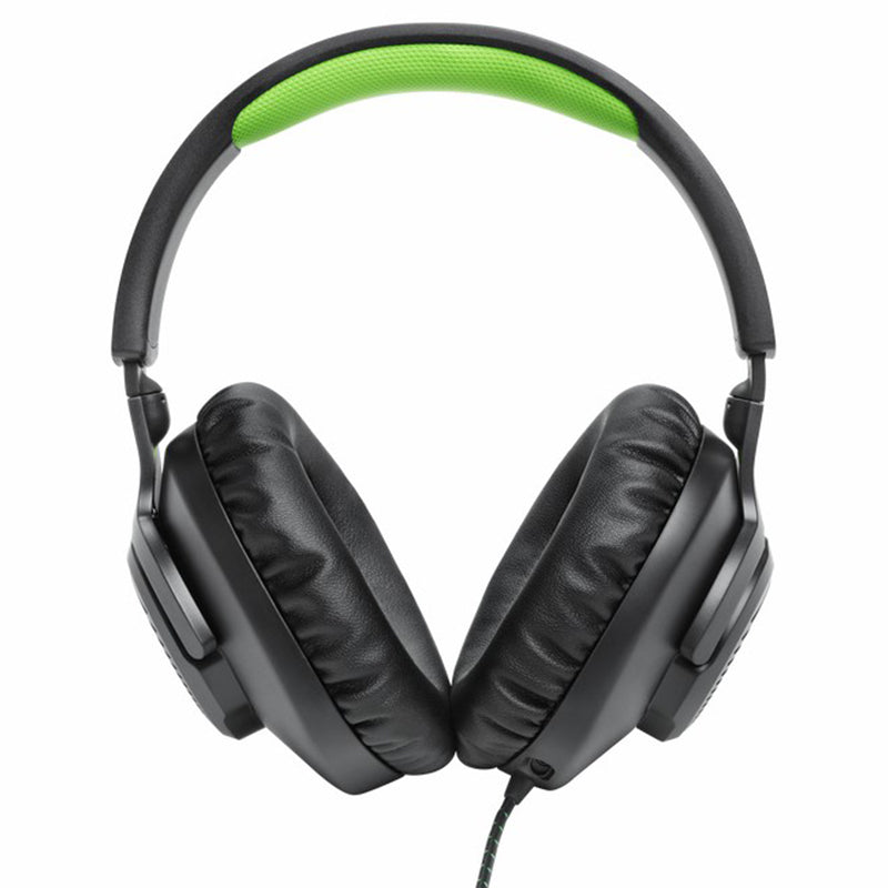 JBL Quantum 100X 40mm Driver Over-Ear Wired Gaming-Headset - Schwarz & Grün | JBLQ100XBLKGRN