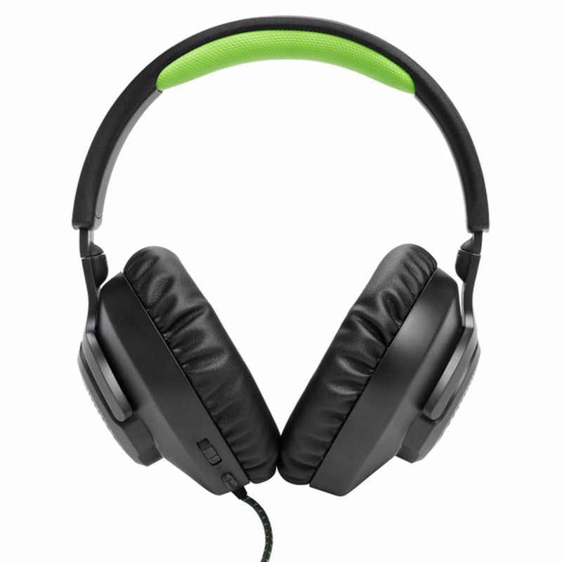JBL Quantum 100X 40mm Driver Over-Ear Wired Gaming-Headset - Schwarz & Grün | JBLQ100XBLKGRN